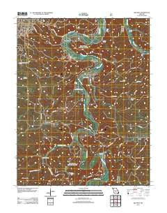 Big Piney Missouri Historical topographic map, 1:24000 scale, 7.5 X 7.5 Minute, Year 2012