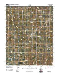 Billings Missouri Historical topographic map, 1:24000 scale, 7.5 X 7.5 Minute, Year 2011