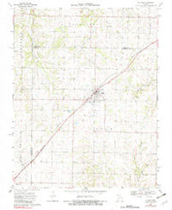 Billings Missouri Historical topographic map, 1:24000 scale, 7.5 X 7.5 Minute, Year 1969