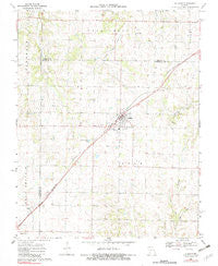 Billings Missouri Historical topographic map, 1:24000 scale, 7.5 X 7.5 Minute, Year 1969