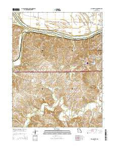 Billingsville Missouri Current topographic map, 1:24000 scale, 7.5 X 7.5 Minute, Year 2015