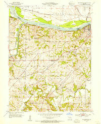 Billingsville Missouri Historical topographic map, 1:24000 scale, 7.5 X 7.5 Minute, Year 1953