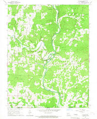 Billmore Missouri Historical topographic map, 1:24000 scale, 7.5 X 7.5 Minute, Year 1966