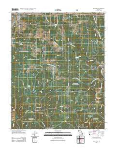 Birch Tree Missouri Historical topographic map, 1:24000 scale, 7.5 X 7.5 Minute, Year 2012