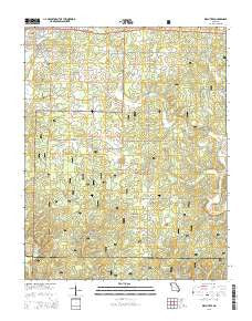Birch Tree Missouri Current topographic map, 1:24000 scale, 7.5 X 7.5 Minute, Year 2015