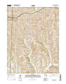 Blackburn Missouri Current topographic map, 1:24000 scale, 7.5 X 7.5 Minute, Year 2015