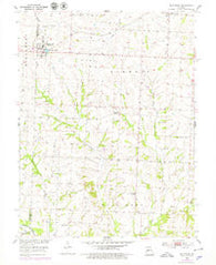 Blackburn Missouri Historical topographic map, 1:24000 scale, 7.5 X 7.5 Minute, Year 1953