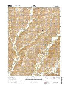 Blockton SE Missouri Current topographic map, 1:24000 scale, 7.5 X 7.5 Minute, Year 2014