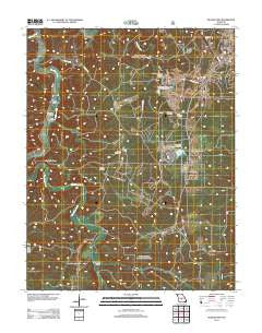 Bloodland Missouri Historical topographic map, 1:24000 scale, 7.5 X 7.5 Minute, Year 2012