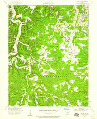 Bloodland Missouri Historical topographic map, 1:24000 scale, 7.5 X 7.5 Minute, Year 1954