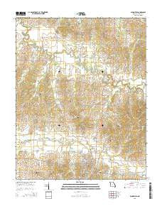 Bloomfield Missouri Current topographic map, 1:24000 scale, 7.5 X 7.5 Minute, Year 2015