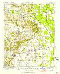 Bloomfield Missouri Historical topographic map, 1:62500 scale, 15 X 15 Minute, Year 1949