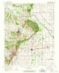 Bloomfield Missouri Historical topographic map, 1:62500 scale, 15 X 15 Minute, Year 1963