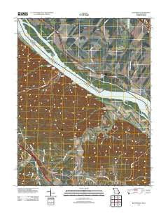 Bloomsdale Missouri Historical topographic map, 1:24000 scale, 7.5 X 7.5 Minute, Year 2012