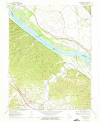 Bloomsdale Missouri Historical topographic map, 1:24000 scale, 7.5 X 7.5 Minute, Year 1970
