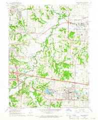 Blue Springs Missouri Historical topographic map, 1:24000 scale, 7.5 X 7.5 Minute, Year 1965