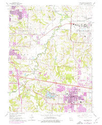 Blue Springs Missouri Historical topographic map, 1:24000 scale, 7.5 X 7.5 Minute, Year 1965