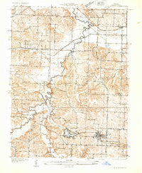Blue Springs Missouri Historical topographic map, 1:24000 scale, 7.5 X 7.5 Minute, Year 1933