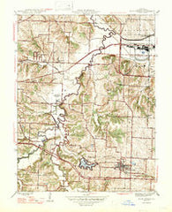 Blue Springs Missouri Historical topographic map, 1:31680 scale, 7.5 X 7.5 Minute, Year 1947