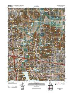 Blue Springs Missouri Historical topographic map, 1:24000 scale, 7.5 X 7.5 Minute, Year 2012
