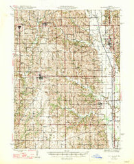 Blythedale Missouri Historical topographic map, 1:62500 scale, 15 X 15 Minute, Year 1947