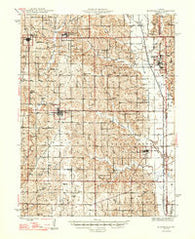 Blythedale Missouri Historical topographic map, 1:62500 scale, 15 X 15 Minute, Year 1947