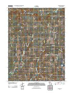 Bogard Missouri Historical topographic map, 1:24000 scale, 7.5 X 7.5 Minute, Year 2012