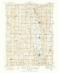 Bolckow Missouri Historical topographic map, 1:62500 scale, 15 X 15 Minute, Year 1945