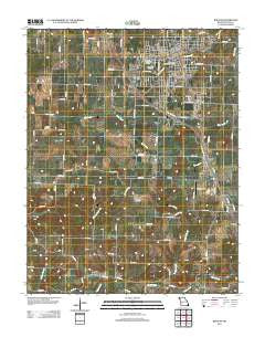 Bolivar Missouri Historical topographic map, 1:24000 scale, 7.5 X 7.5 Minute, Year 2011