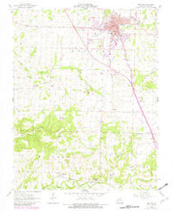 Bolivar Missouri Historical topographic map, 1:24000 scale, 7.5 X 7.5 Minute, Year 1961