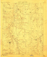 Bolivar Missouri Historical topographic map, 1:125000 scale, 30 X 30 Minute, Year 1892