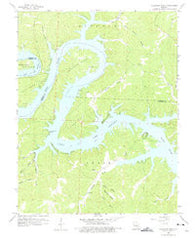 Bollinger Creek Missouri Historical topographic map, 1:24000 scale, 7.5 X 7.5 Minute, Year 1959