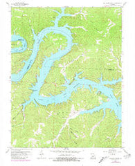 Bollinger Creek Missouri Historical topographic map, 1:24000 scale, 7.5 X 7.5 Minute, Year 1959