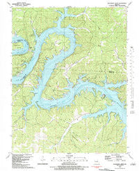 Bollinger Creek Missouri Historical topographic map, 1:24000 scale, 7.5 X 7.5 Minute, Year 1983