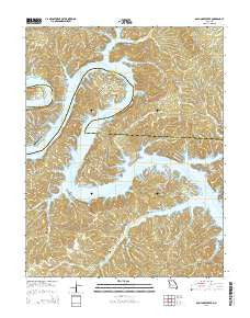 Bollinger Creek Missouri Current topographic map, 1:24000 scale, 7.5 X 7.5 Minute, Year 2015