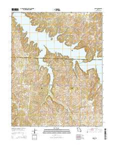 Bona Missouri Current topographic map, 1:24000 scale, 7.5 X 7.5 Minute, Year 2015