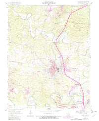 Bonne Terre Missouri Historical topographic map, 1:24000 scale, 7.5 X 7.5 Minute, Year 1958