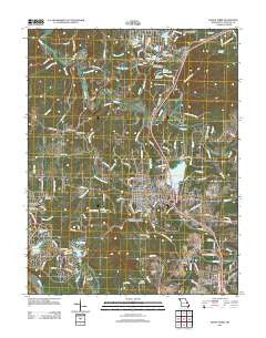 Bonne Terre Missouri Historical topographic map, 1:24000 scale, 7.5 X 7.5 Minute, Year 2011