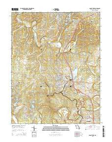 Bonne Terre Missouri Current topographic map, 1:24000 scale, 7.5 X 7.5 Minute, Year 2015