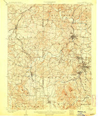 Bonneterre Missouri Historical topographic map, 1:62500 scale, 15 X 15 Minute, Year 1905