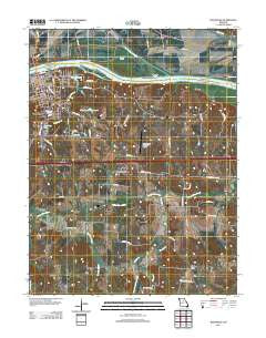 Boonville Missouri Historical topographic map, 1:24000 scale, 7.5 X 7.5 Minute, Year 2011