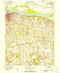 Boonville Missouri Historical topographic map, 1:24000 scale, 7.5 X 7.5 Minute, Year 1952