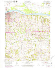 Boonville Missouri Historical topographic map, 1:24000 scale, 7.5 X 7.5 Minute, Year 1952