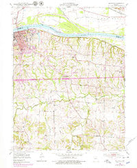 Boonville Missouri Historical topographic map, 1:24000 scale, 7.5 X 7.5 Minute, Year 1952