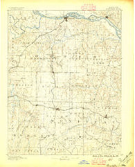 Boonville Missouri Historical topographic map, 1:125000 scale, 30 X 30 Minute, Year 1888