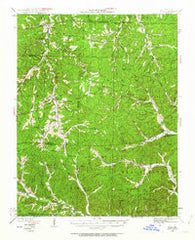 Boss Missouri Historical topographic map, 1:62500 scale, 15 X 15 Minute, Year 1943