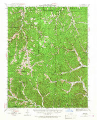Boss Missouri Historical topographic map, 1:62500 scale, 15 X 15 Minute, Year 1943