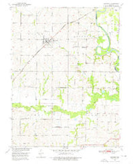 Bosworth Missouri Historical topographic map, 1:24000 scale, 7.5 X 7.5 Minute, Year 1951
