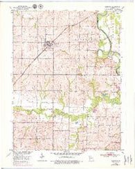 Bosworth Missouri Historical topographic map, 1:24000 scale, 7.5 X 7.5 Minute, Year 1951