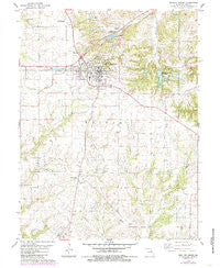 Bowling Green Missouri Historical topographic map, 1:24000 scale, 7.5 X 7.5 Minute, Year 1978